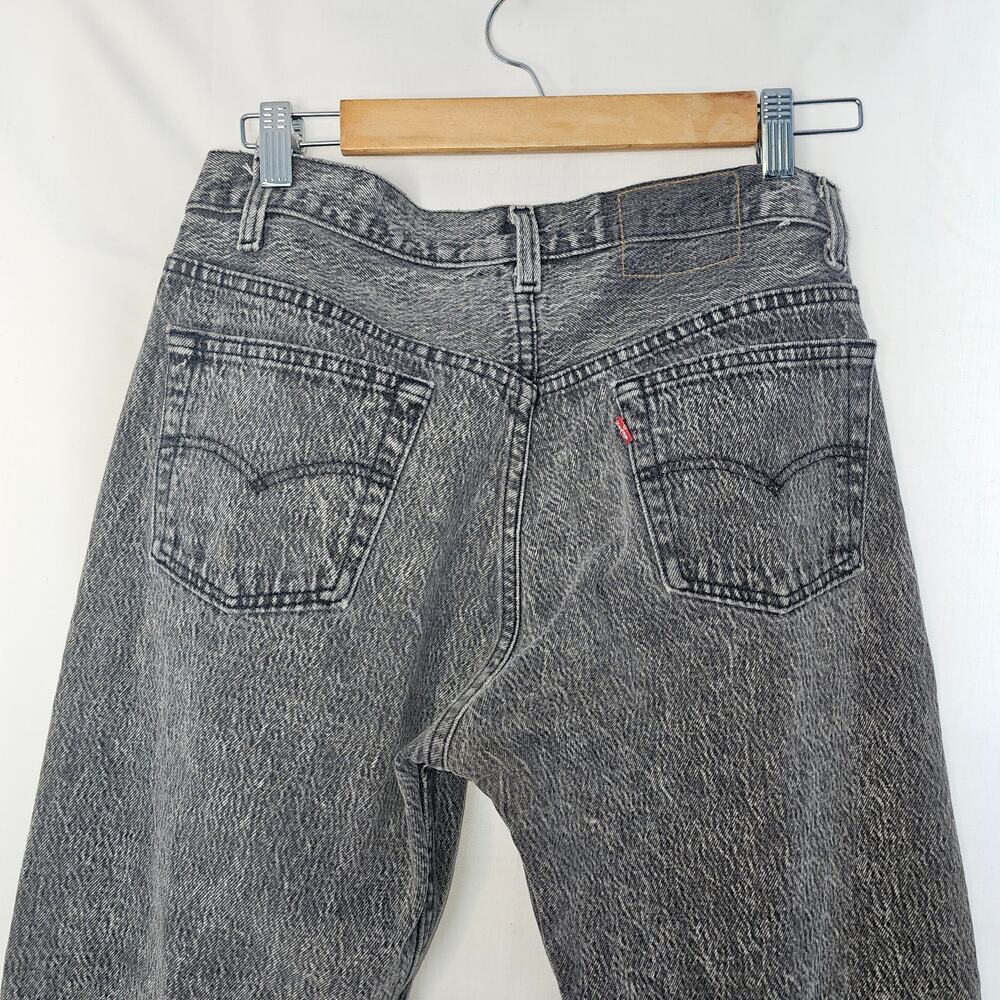 Levi's Vintage 90" 501 Straight Jean Faded Black size 31 - Picture 5 of 8